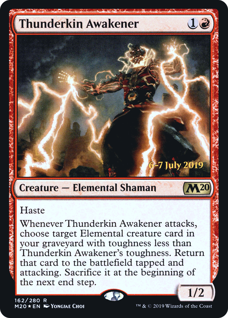 Thunderkin Awakener (PRE-162S) [Core Set 2020 Promos] Foil