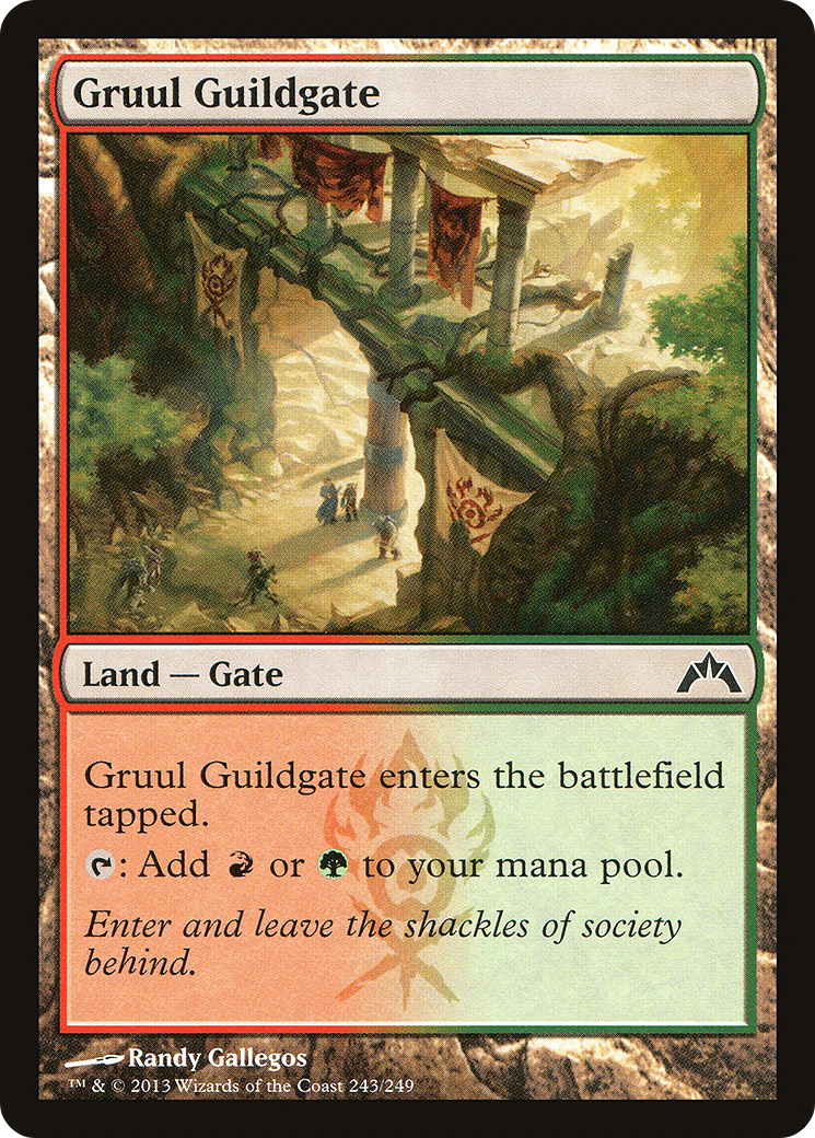 Gruul Guildgate (GTC-243) [Gatecrash] Foil