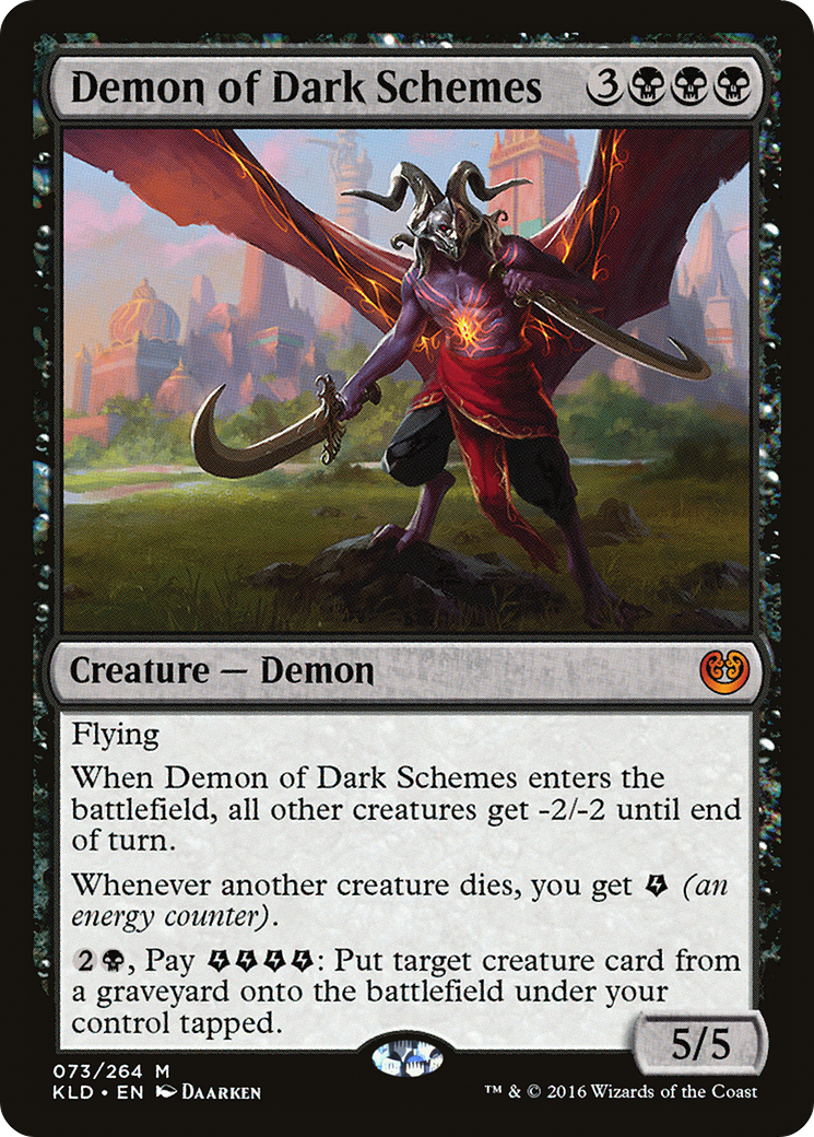 Demon of Dark Schemes (KLD-073) [Kaladesh]