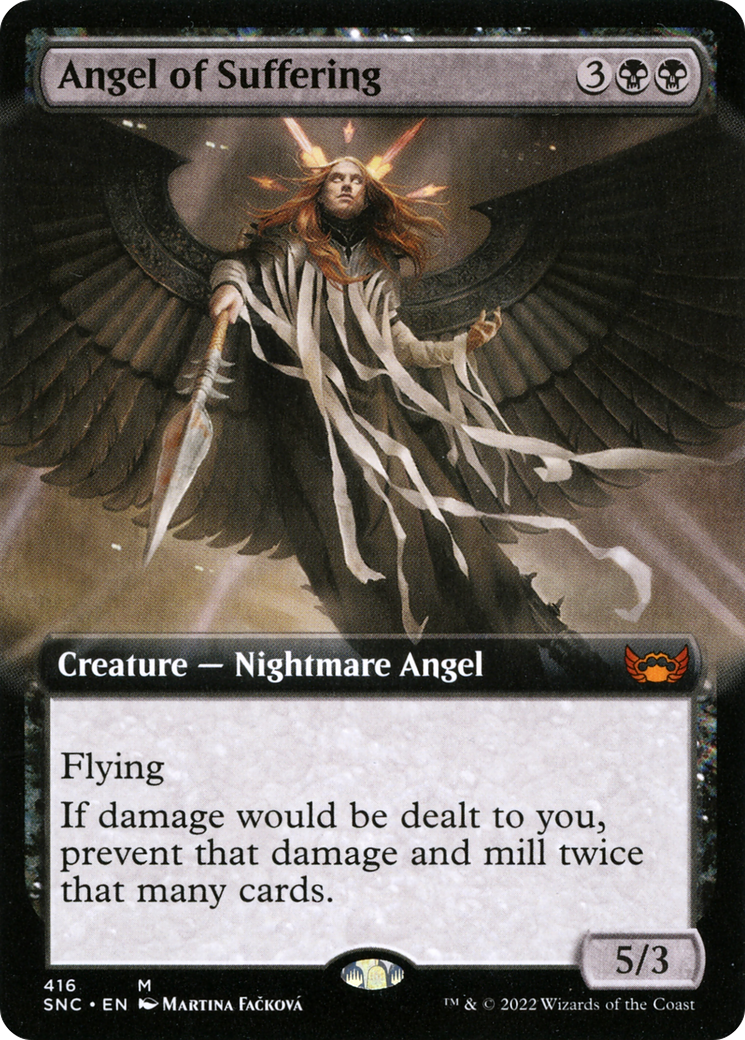 Angel of Suffering (Extended Art) (SNC-416) [Streets of New Capenna] Foil