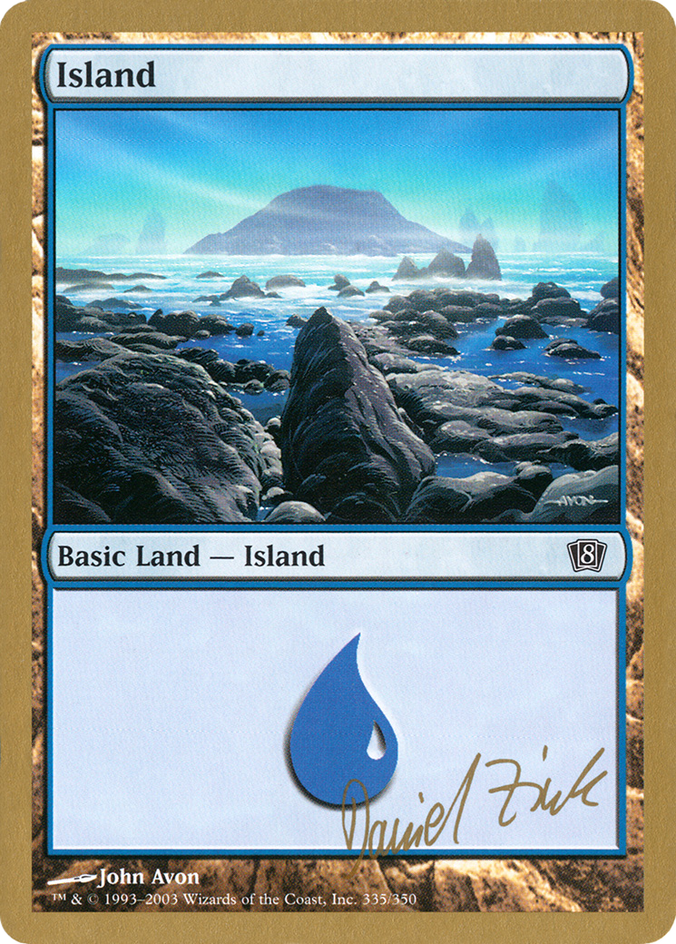 Island (335) - 2003 Daniel Zink (8ED) [World Championship Decks 2003]