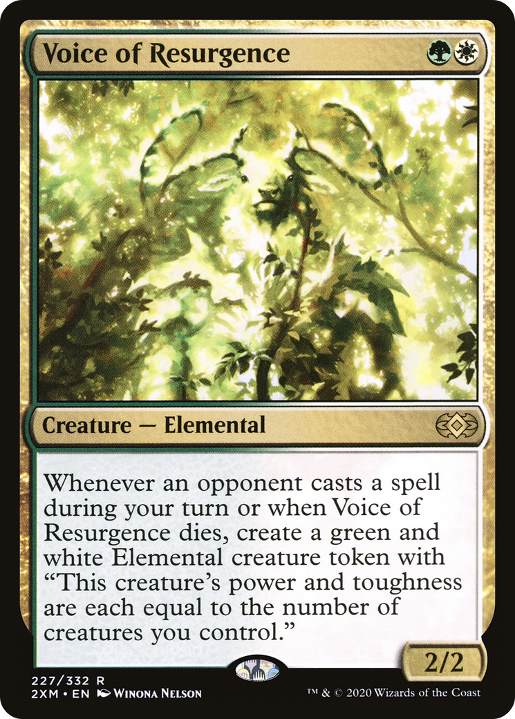 Voice of Resurgence (2XM-227) [Double Masters] Foil