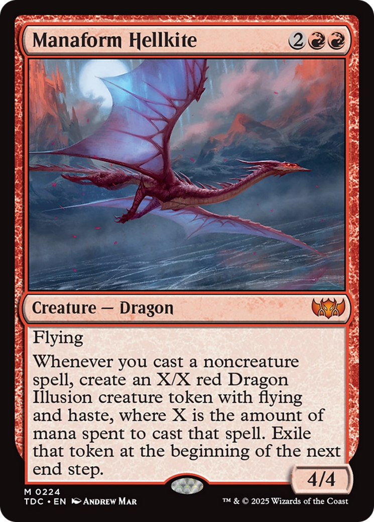 Manaform Hellkite (TDC-224) [Commander: Tarkir: Dragonstorm]