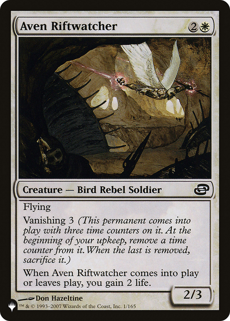 Aven Riftwatcher (LIST-PLC-1) [The List]