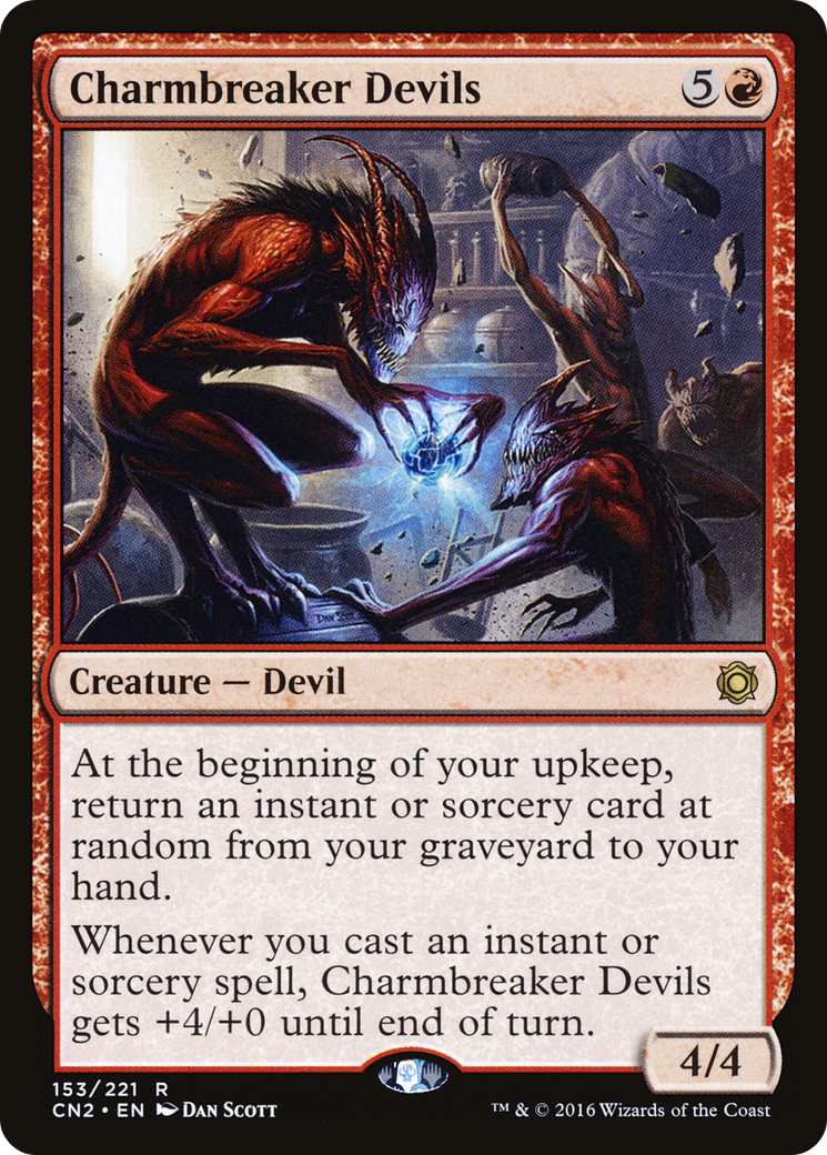 Charmbreaker Devils (CN2-153) [Conspiracy: Take the Crown] Foil