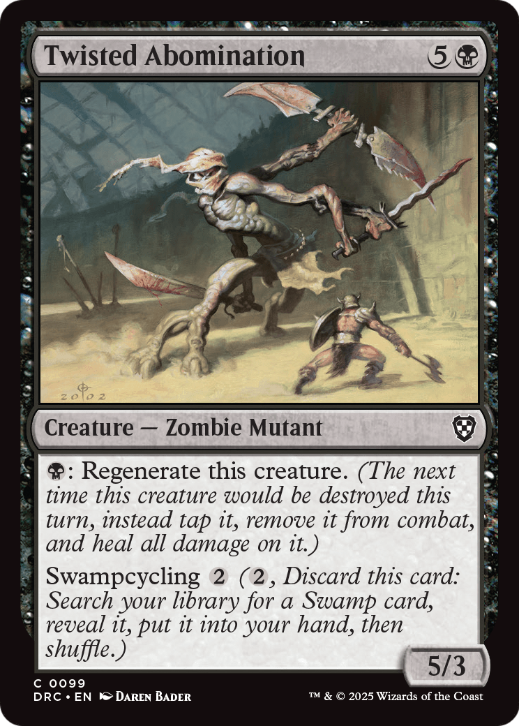 Twisted Abomination (DRC-099) [Commander: Aetherdrift]