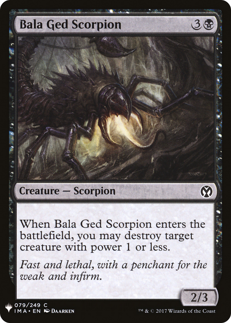 Bala Ged Scorpion (LIST-IMA-79) [The List]