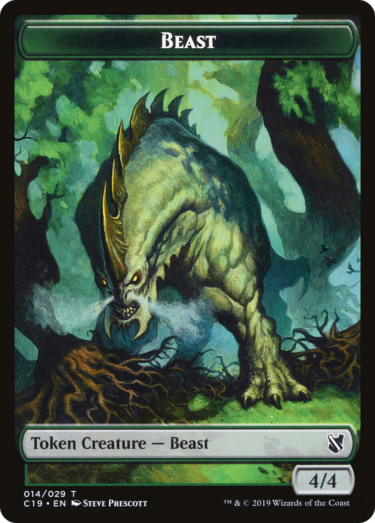 Beast (TC19-014) [Commander 2019 Tokens]
