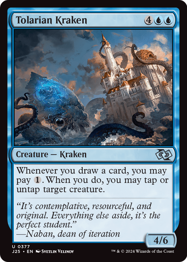 Tolarian Kraken (J25-377) [Foundations Jumpstart]