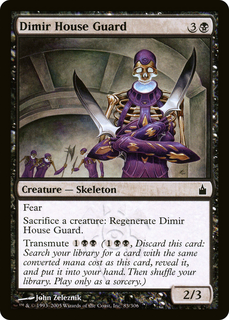 Dimir House Guard (RAV-083) [Ravnica: City of Guilds] Foil