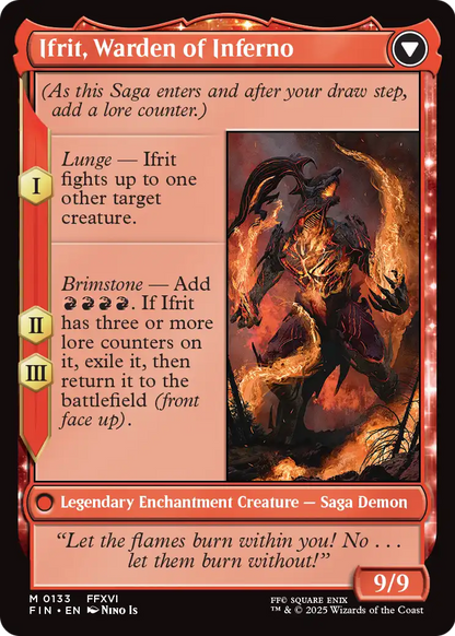 Clive, Ifrit's Dominant (FIN-133) [FINAL FANTASY]