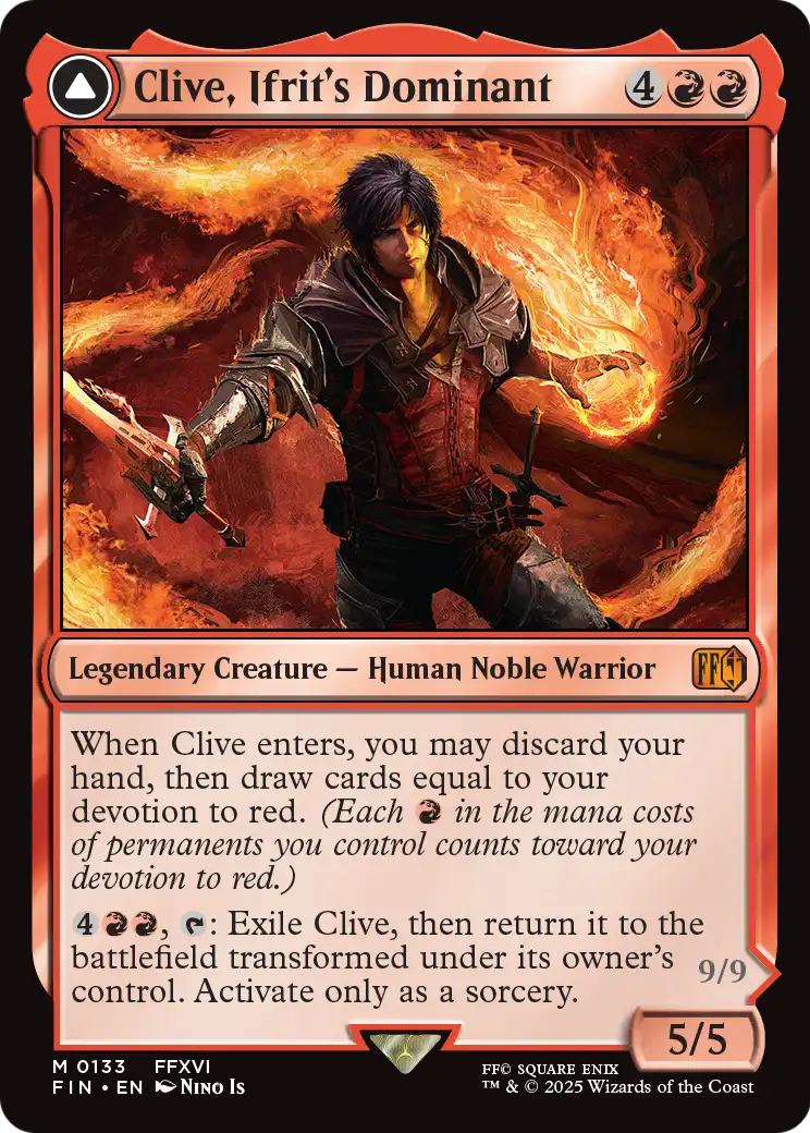 Clive, Ifrit's Dominant (FIN-133) [FINAL FANTASY] Foil
