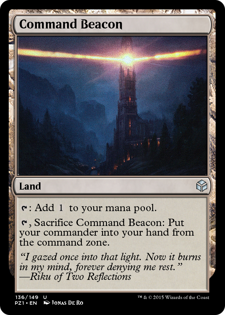 Command Beacon (PZ1-136) [Legendary Cube Prize Pack]