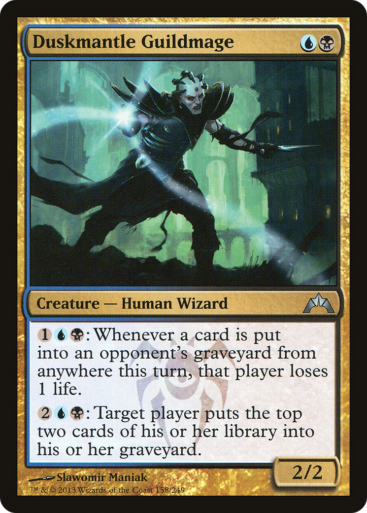 Duskmantle Guildmage (GTC-158) [Gatecrash] Foil