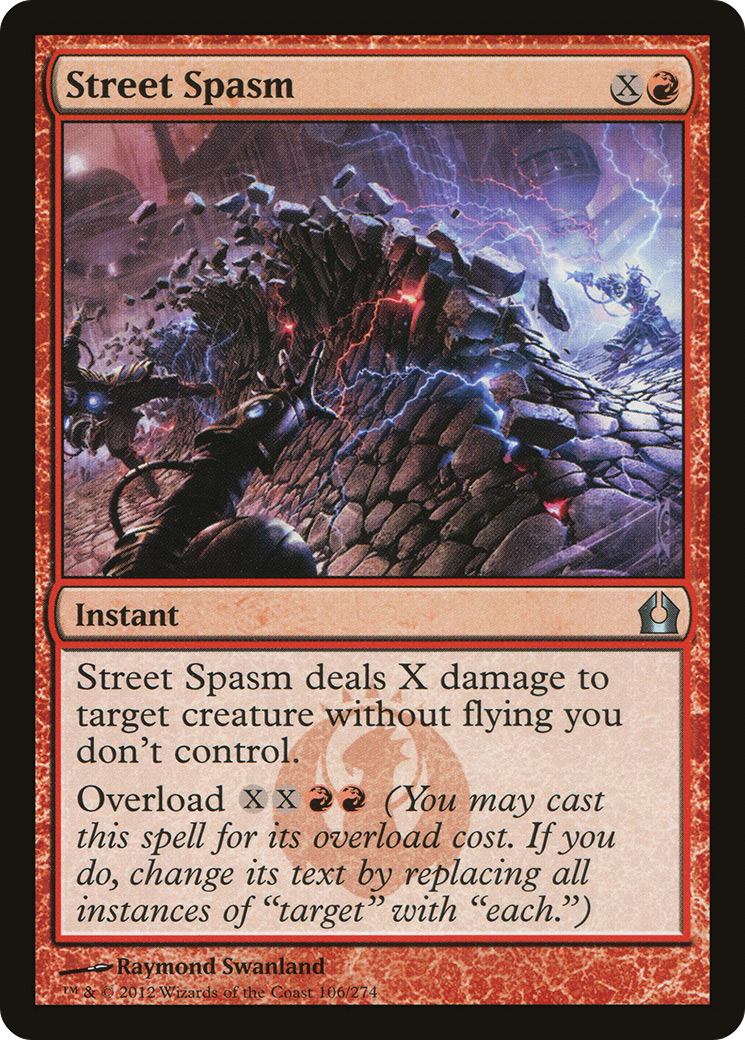 Street Spasm (RTR-106) [Return to Ravnica]