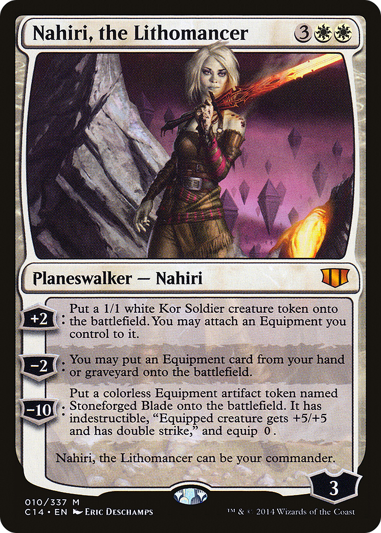 Nahiri, the Lithomancer (C14-010) [Commander 2014]