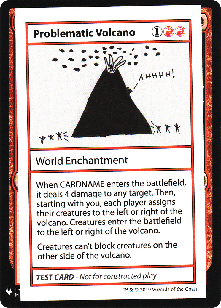 Problematic Volcano [Mystery Booster Playtest Cards 2019]