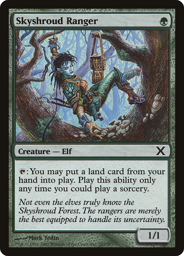 Skyshroud Ranger (10E-297) [Tenth Edition] Foil