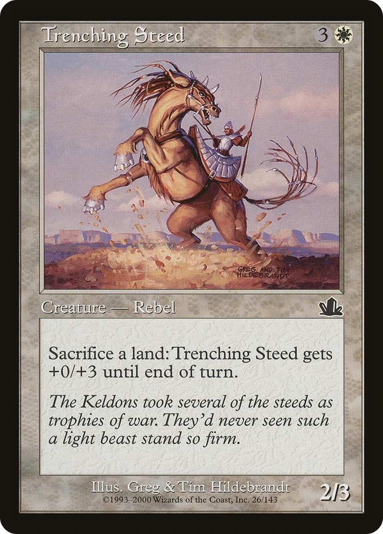 Trenching Steed (PCY-026) [Prophecy] Foil