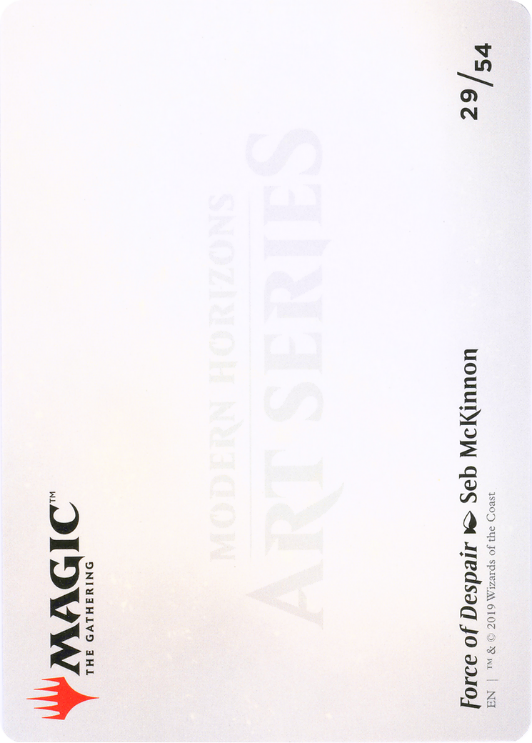 Force of Despair // Force of Despair (AMH1-029) (Borderless) [Modern Horizons Art Series]
