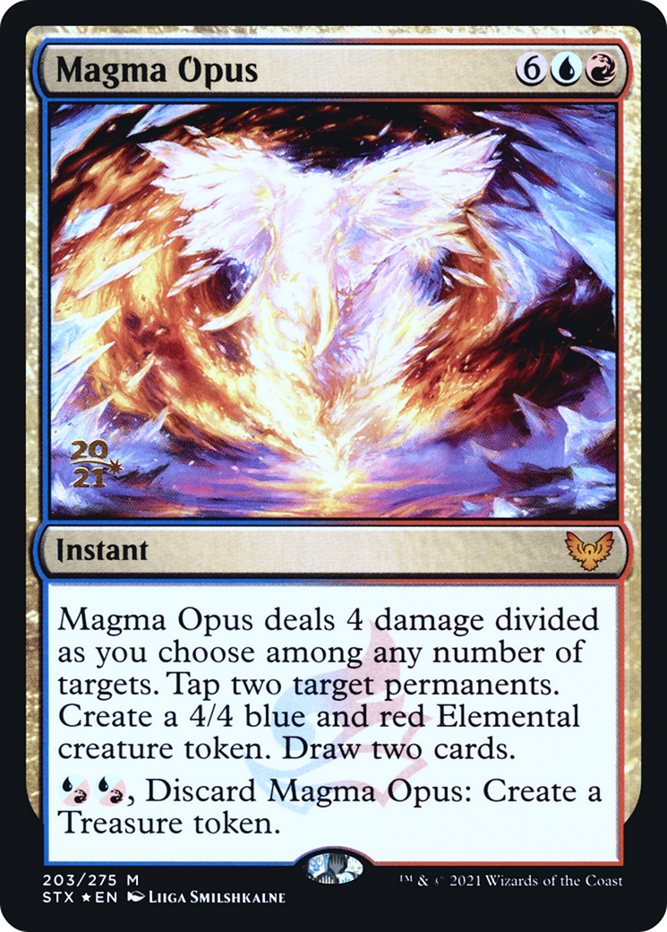 Magma Opus (PRE-203S) [Strixhaven: School of Mages Promos] Foil