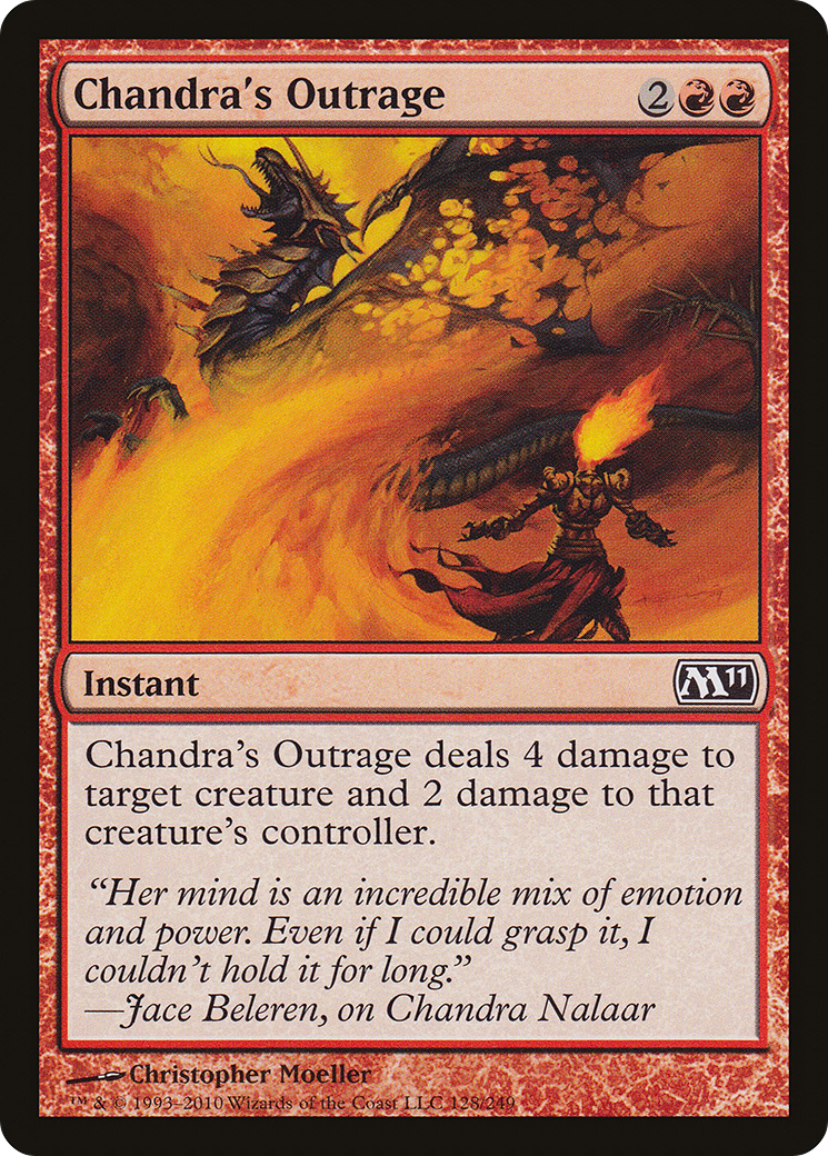 Chandra's Outrage (M11-128) [Magic 2011] Foil