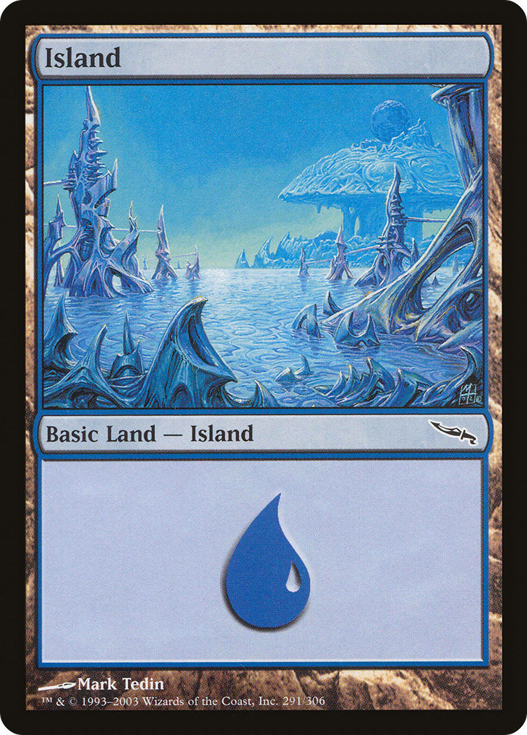 Island (MRD-291) [Mirrodin] Foil