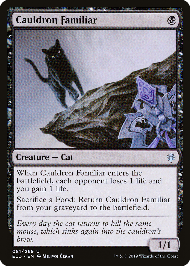 Cauldron Familiar (ELD-081) [Throne of Eldraine] Foil