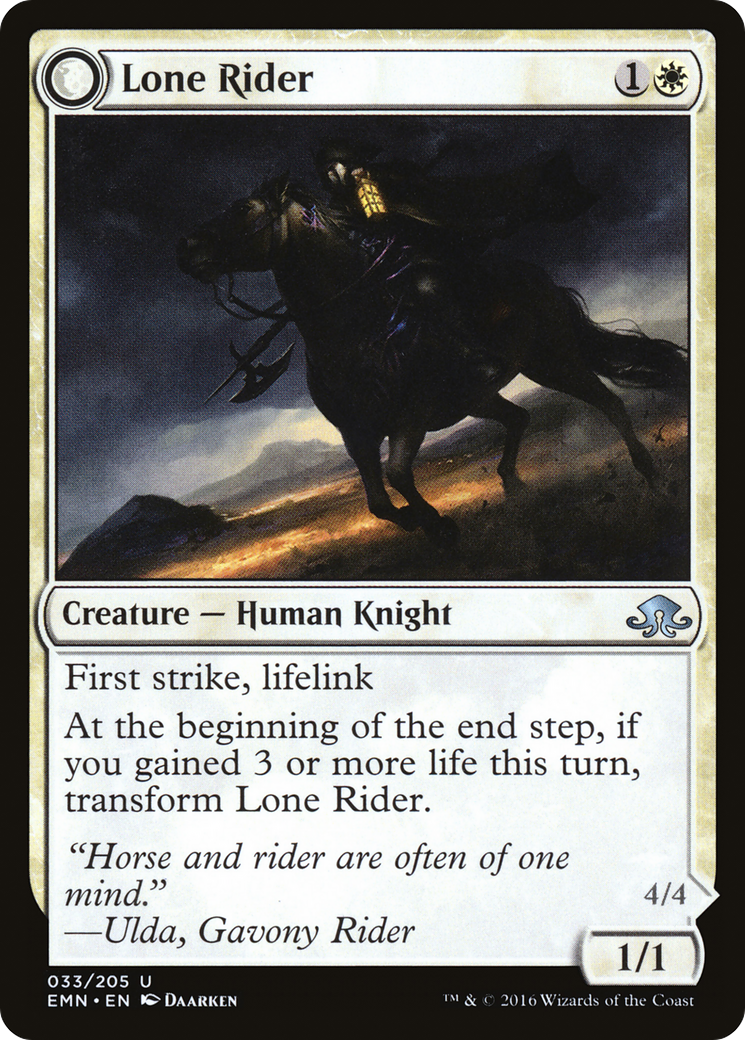 Lone Rider (EMN-033) [Eldritch Moon]
