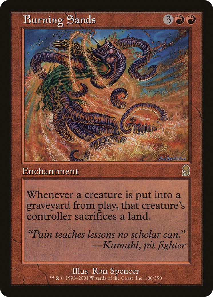 Burning Sands (ODY-180) [Odyssey] Foil