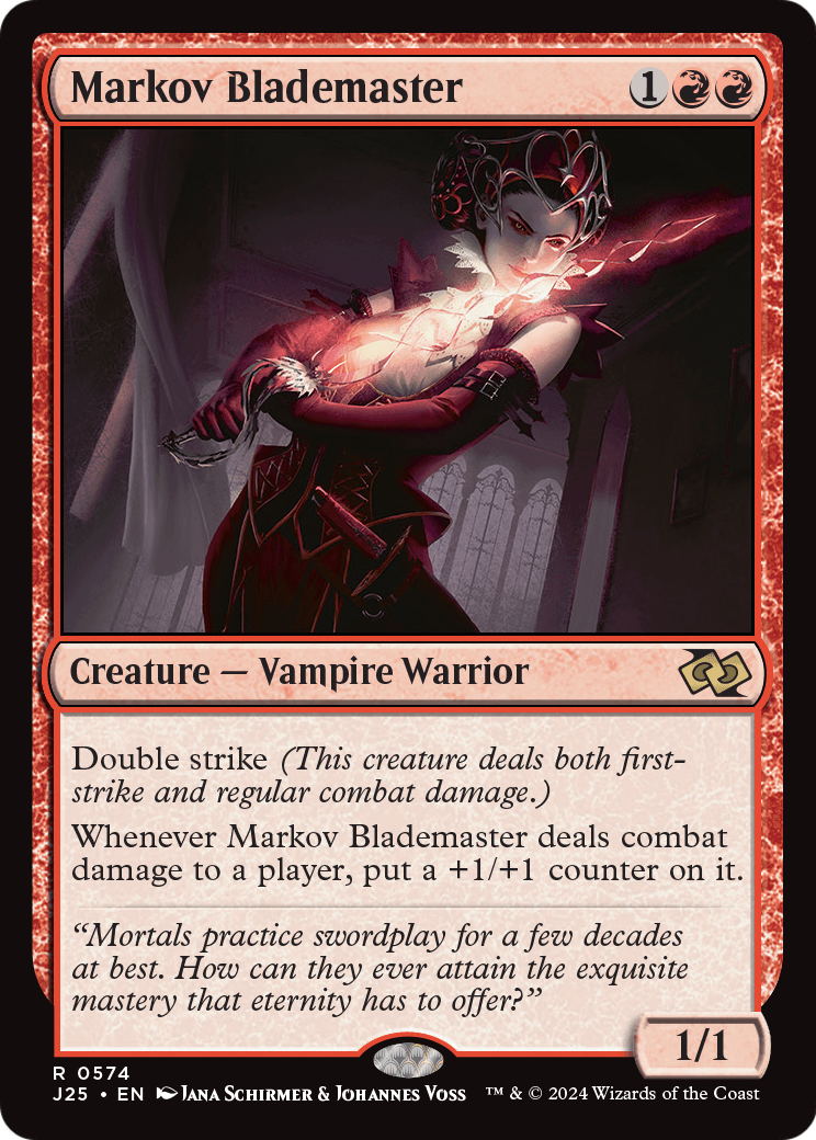 Markov Blademaster (J25-574) [Foundations Jumpstart]