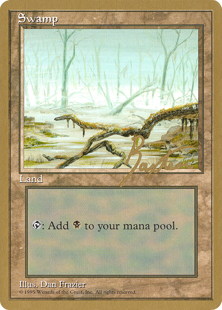 Swamp (C) - 1996 George Baxter (4ED) [Pro Tour Collector Set]