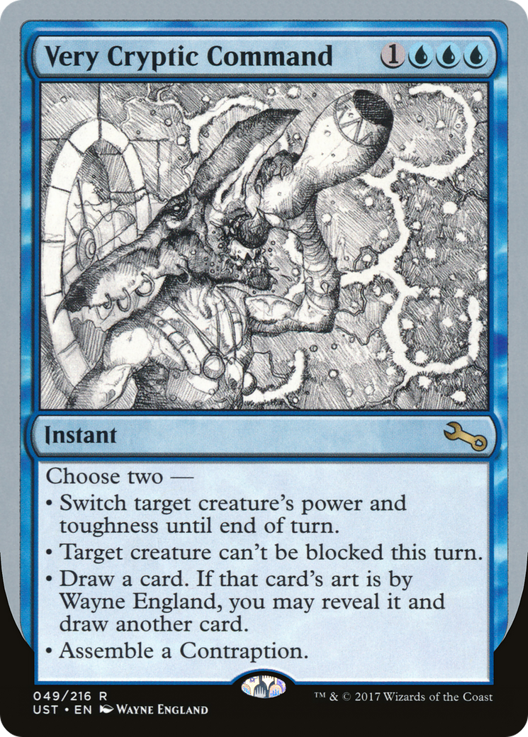 Very Cryptic Command (A) (UST-49A) [Unstable]