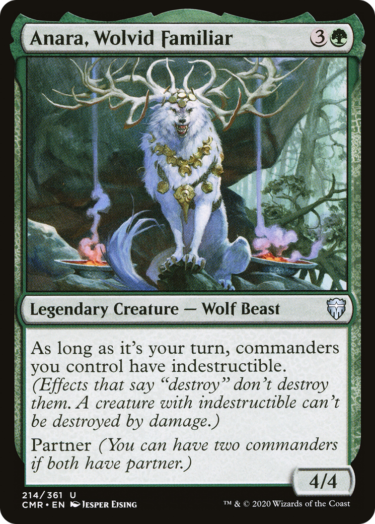 Anara, Wolvid Familiar (CMR-214) [Commander Legends]