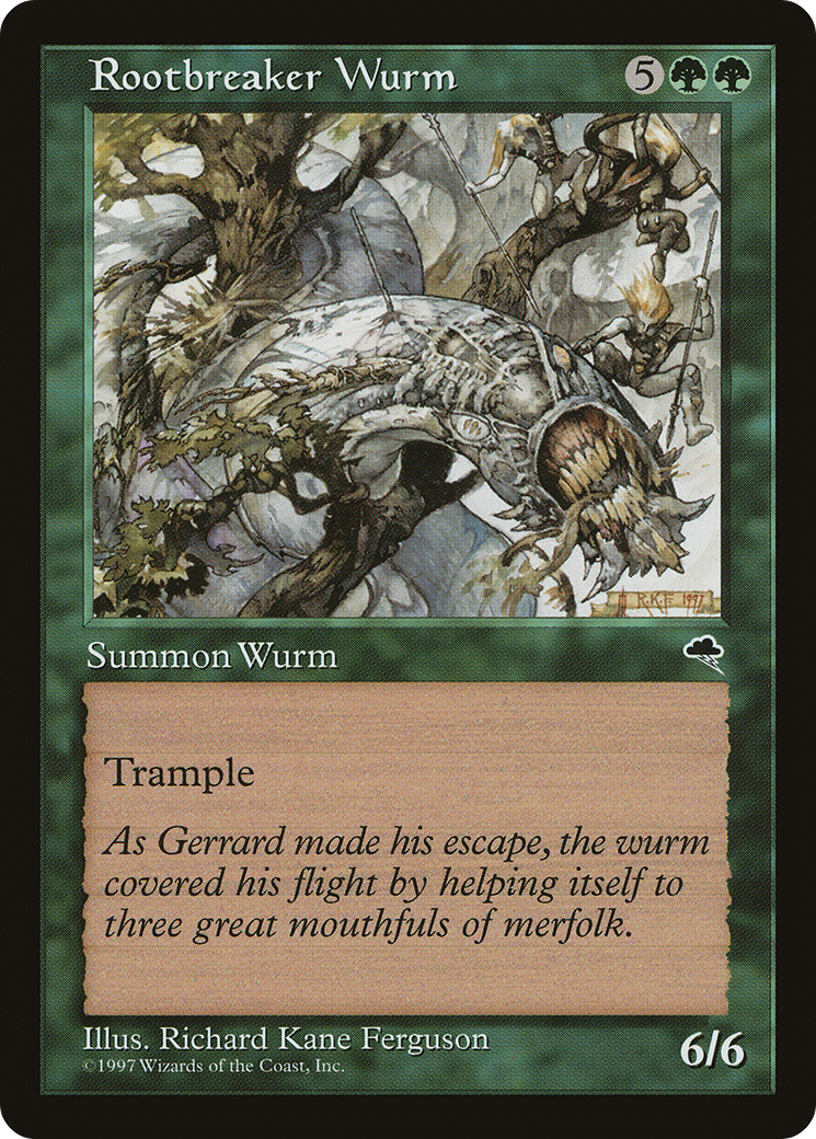 Rootbreaker Wurm (TMP-251) [Tempest]