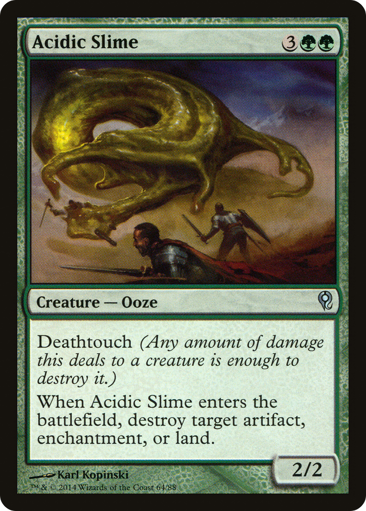 Acidic Slime (DDM-064) [Duel Decks: Jace vs. Vraska]