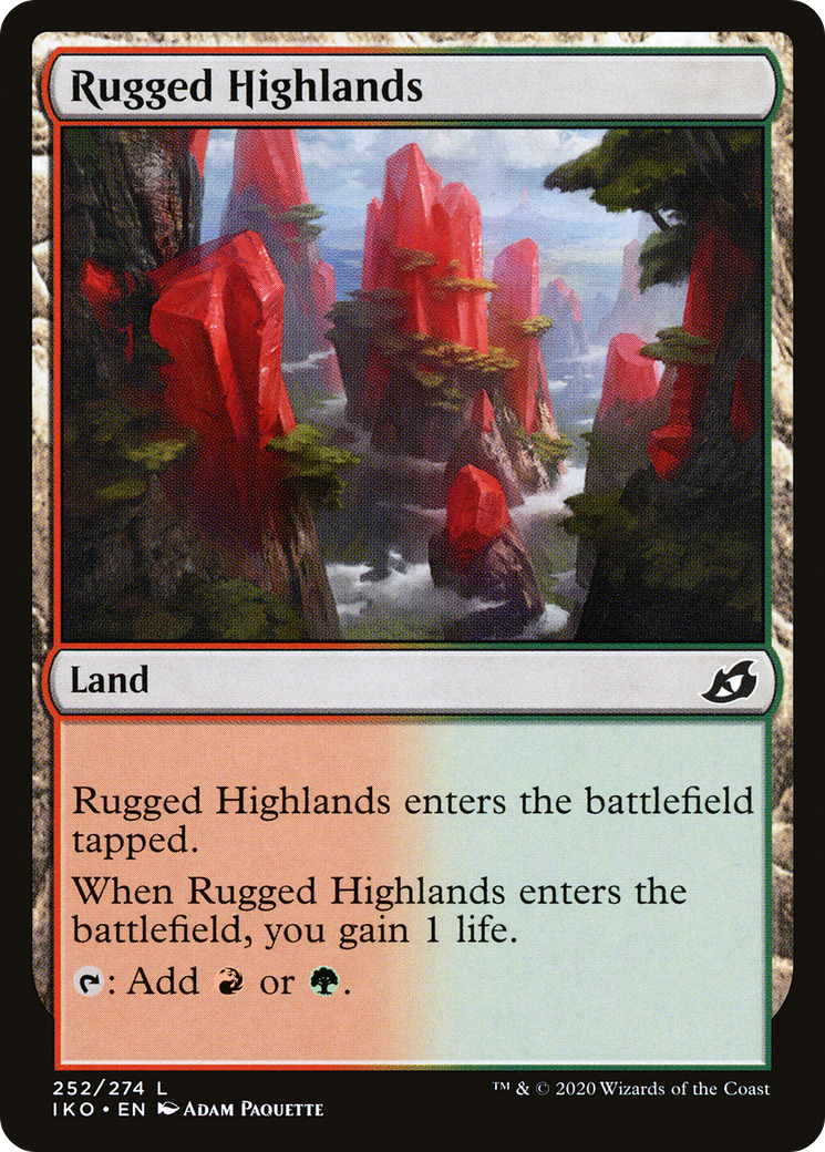 Rugged Highlands (IKO-252) [Ikoria: Lair of Behemoths]