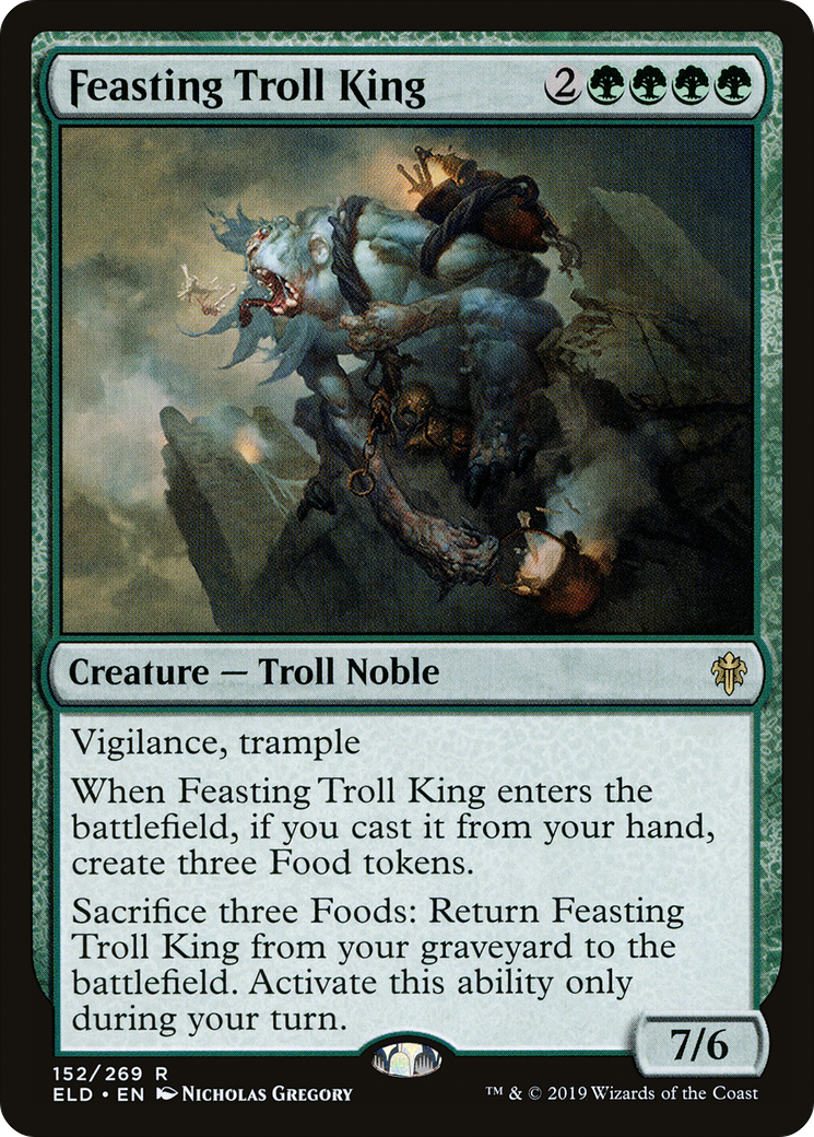 Feasting Troll King (ELD-152) [Throne of Eldraine]