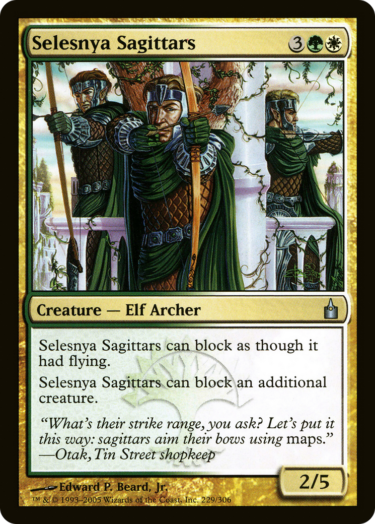 Selesnya Sagittars (RAV-229) [Ravnica: City of Guilds]