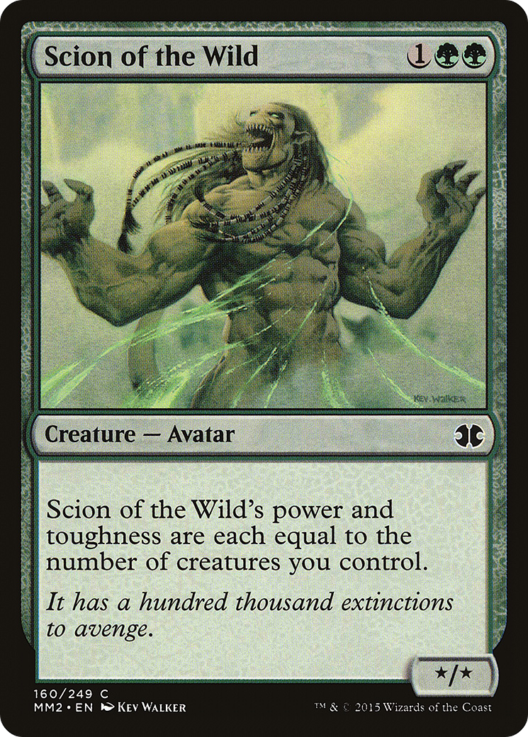 Scion of the Wild (MM2-160) [Modern Masters 2015] Foil
