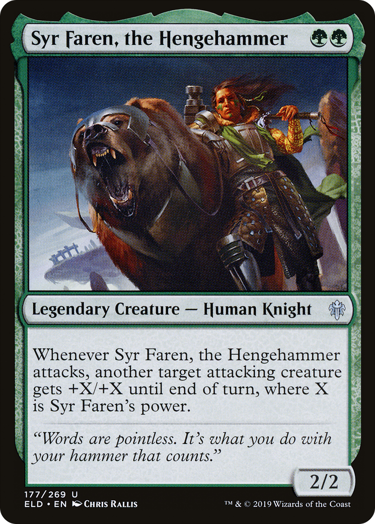 Syr Faren, the Hengehammer (ELD-177) [Throne of Eldraine] Foil