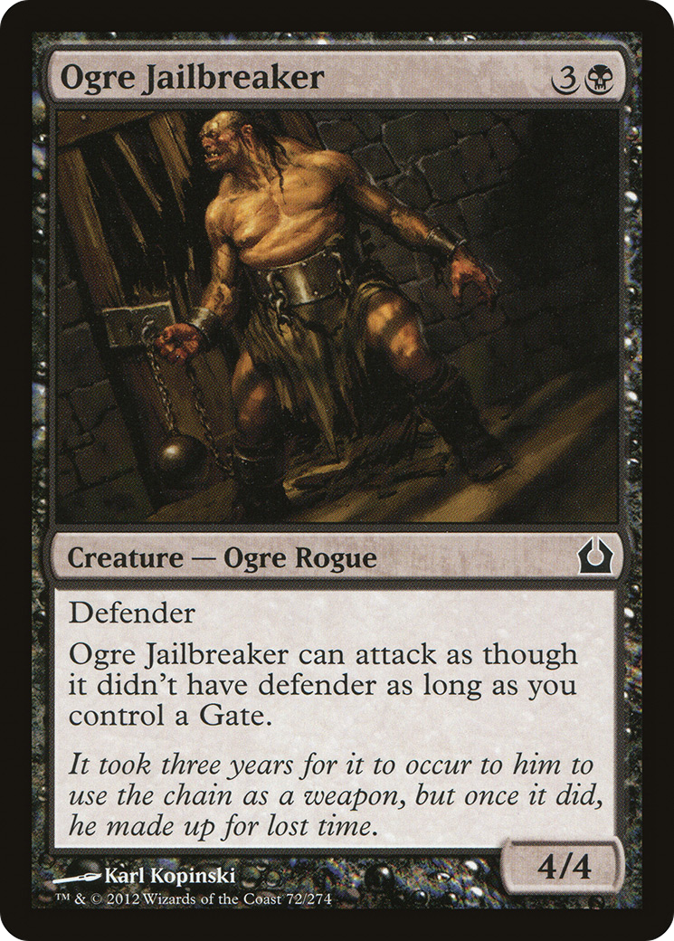 Ogre Jailbreaker (RTR-072) [Return to Ravnica]
