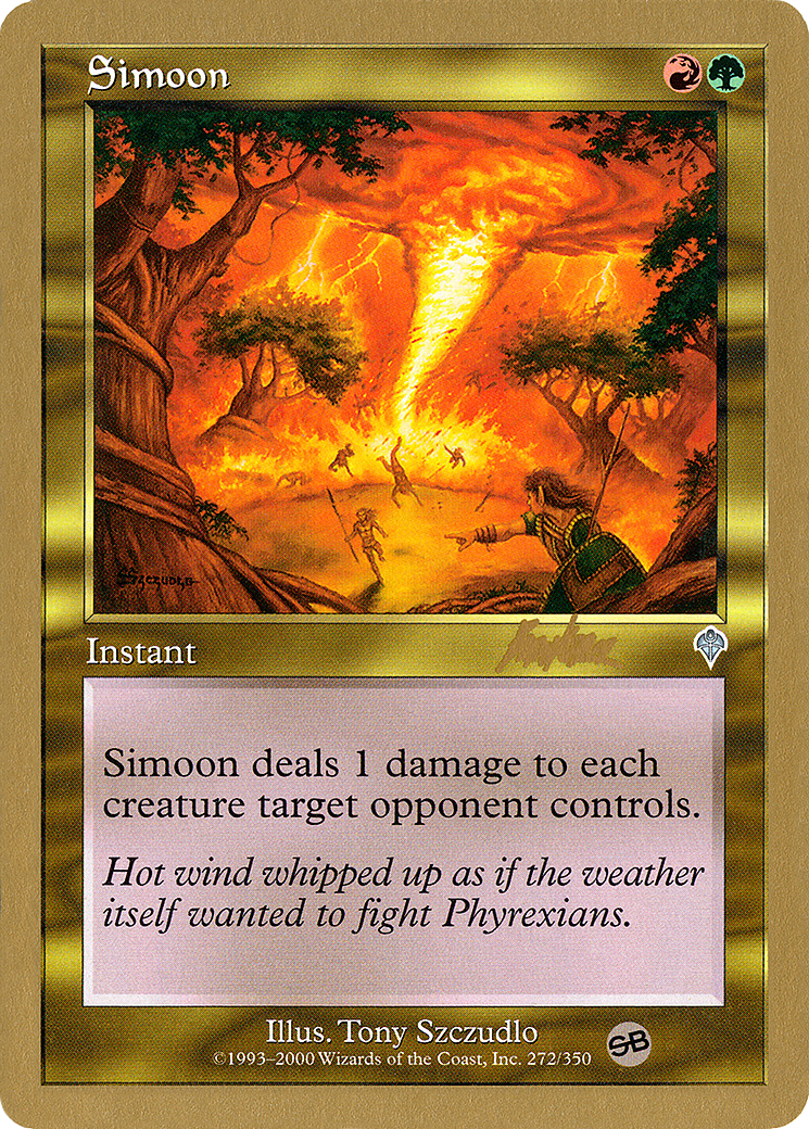 Simoon - 2002 Brian Kibler (INV) (SB) (WCD-BK272SB) [World Championship Decks 2002]