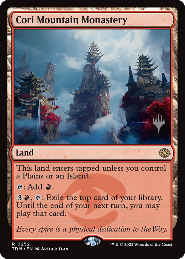 Cori Mountain Monastery (PPTDM-252) [Promo Pack: Tarkir: Dragonstorm]