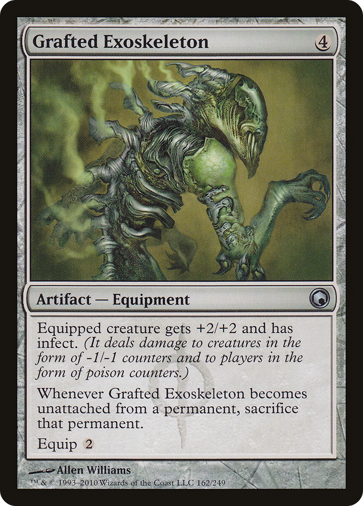 Grafted Exoskeleton (SOM-162) [Scars of Mirrodin]