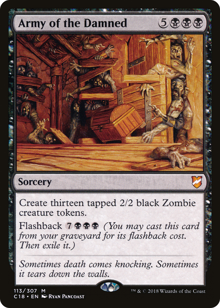 Army of the Damned (C18-113) [Commander 2018]