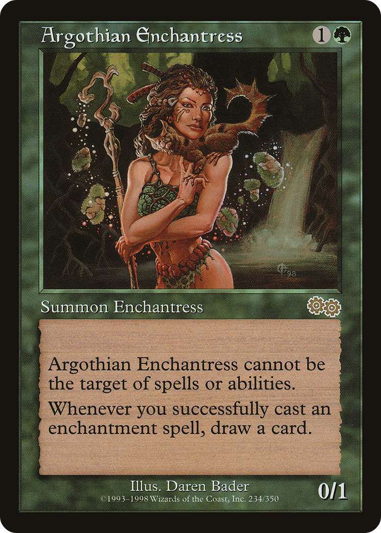 Argothian Enchantress (USG-234) [Urza's Saga]