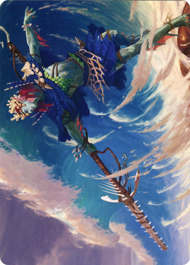 Tazeem Roilmage // Tazeem Roilmage (AZNR-051) (Borderless) [Zendikar Rising Art Series] Foil