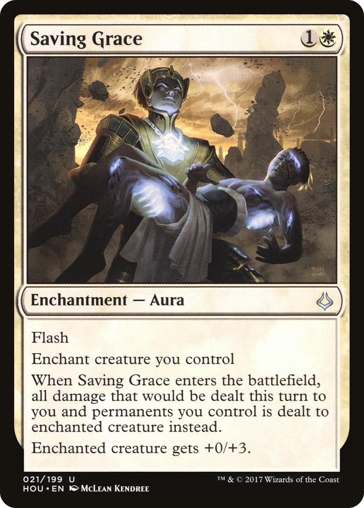 Saving Grace (HOU-021) [Hour of Devastation] Foil