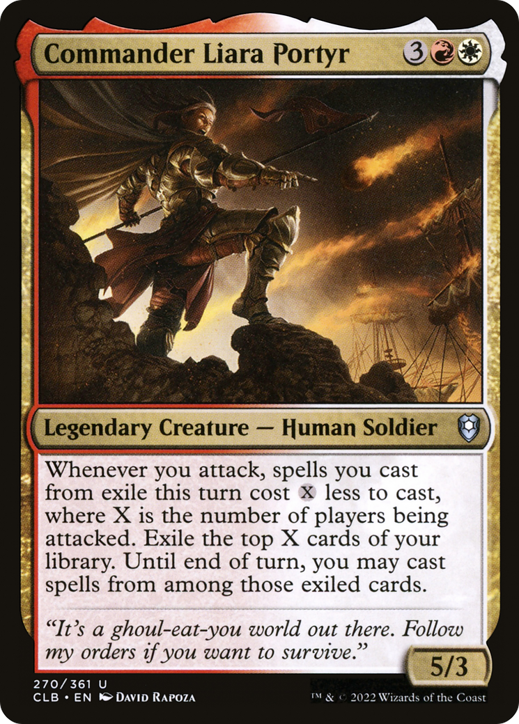 Commander Liara Portyr (CLB-270) [Commander Legends: Battle for Baldur's Gate] Foil